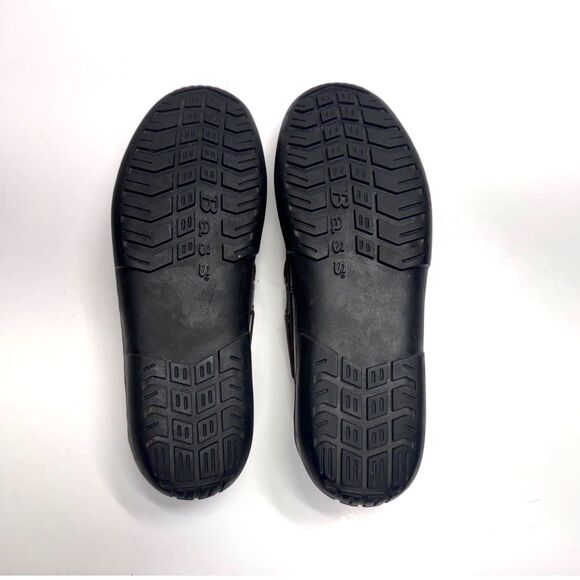 Bass Karina Women's Lace Up Brown Vintage Leather Loafer Moc Toe Boat Shoe, 6M - Picture 3 of 8